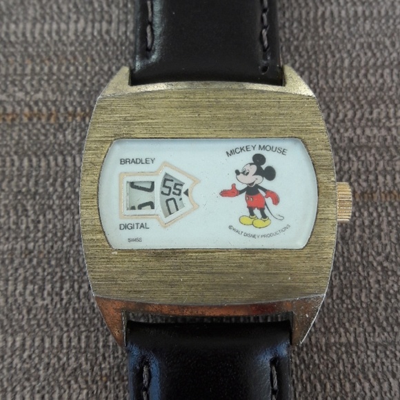 Disney Accessories - *RARE* Mickey Mouse Jump Hour Watch*VINTAGE*